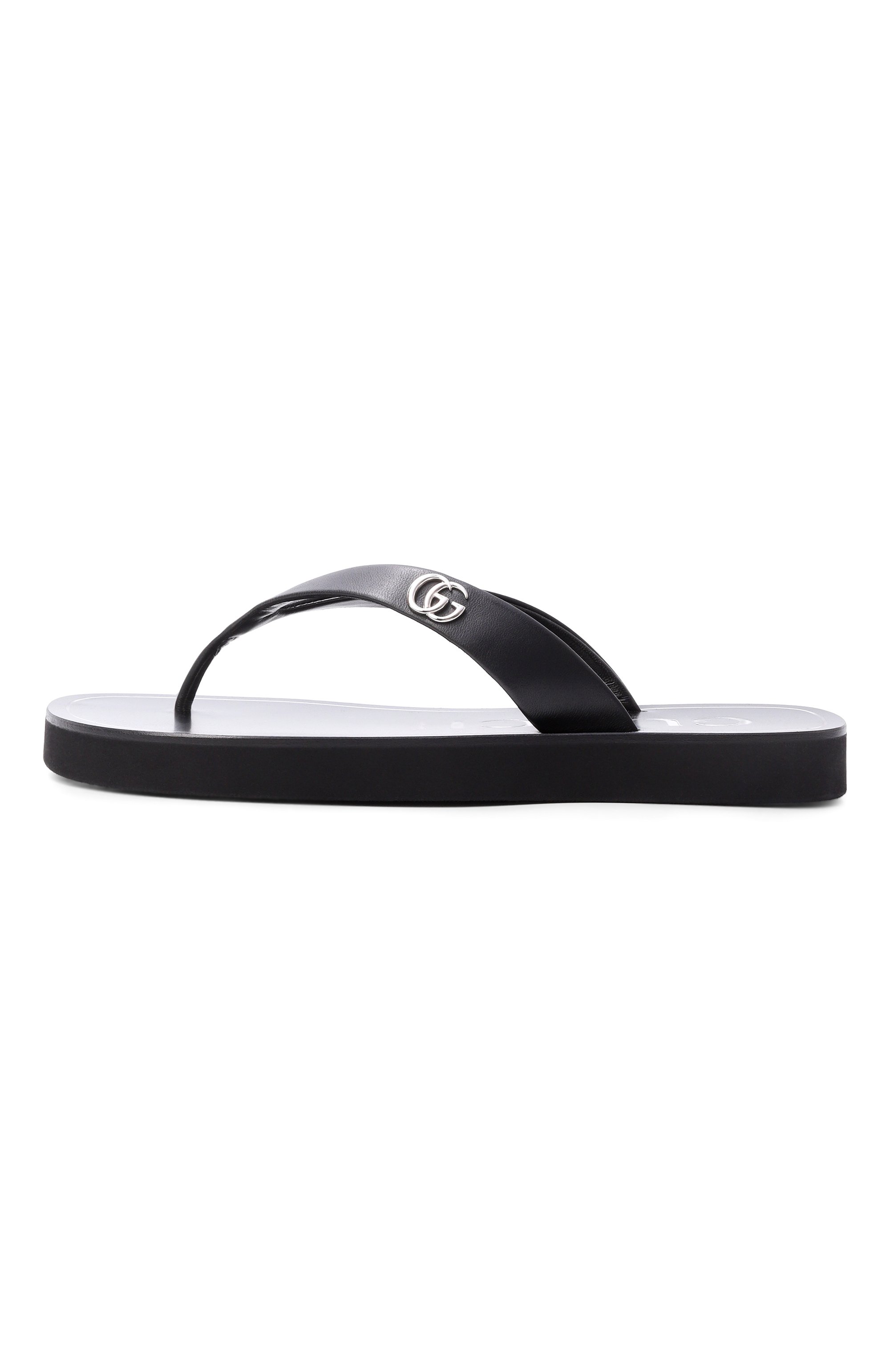 Кожаные шлепанцы GUCCI, арт. 854812/0R000, фото 4