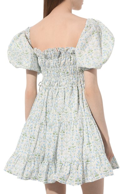 Хлопковое платье PALM NOOSA голубого цвета по цене 38650 руб., арт. KUB DRESS, фото 4 Хлопковое платье PALM NOOSA, арт. KUB DRESS, фото 4