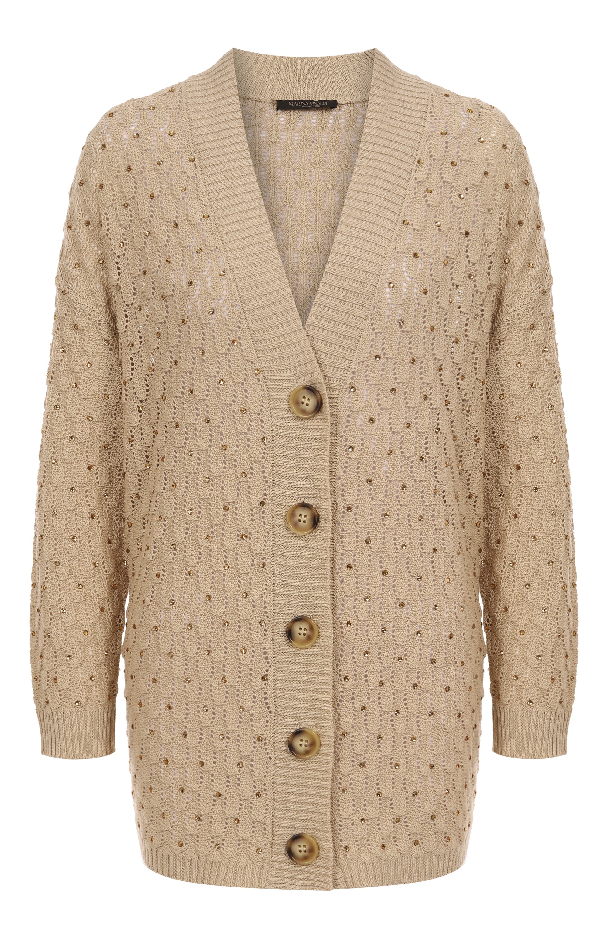 Хлопковый кардиган MARINA RINALDI, арт. ALPE, фото 1