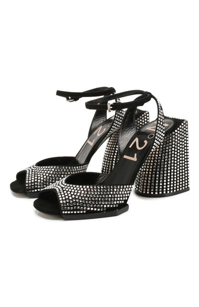 Текстильные босоножки N21, арт. N220E8927/ANKLESTRAP SANDALS, фото 1