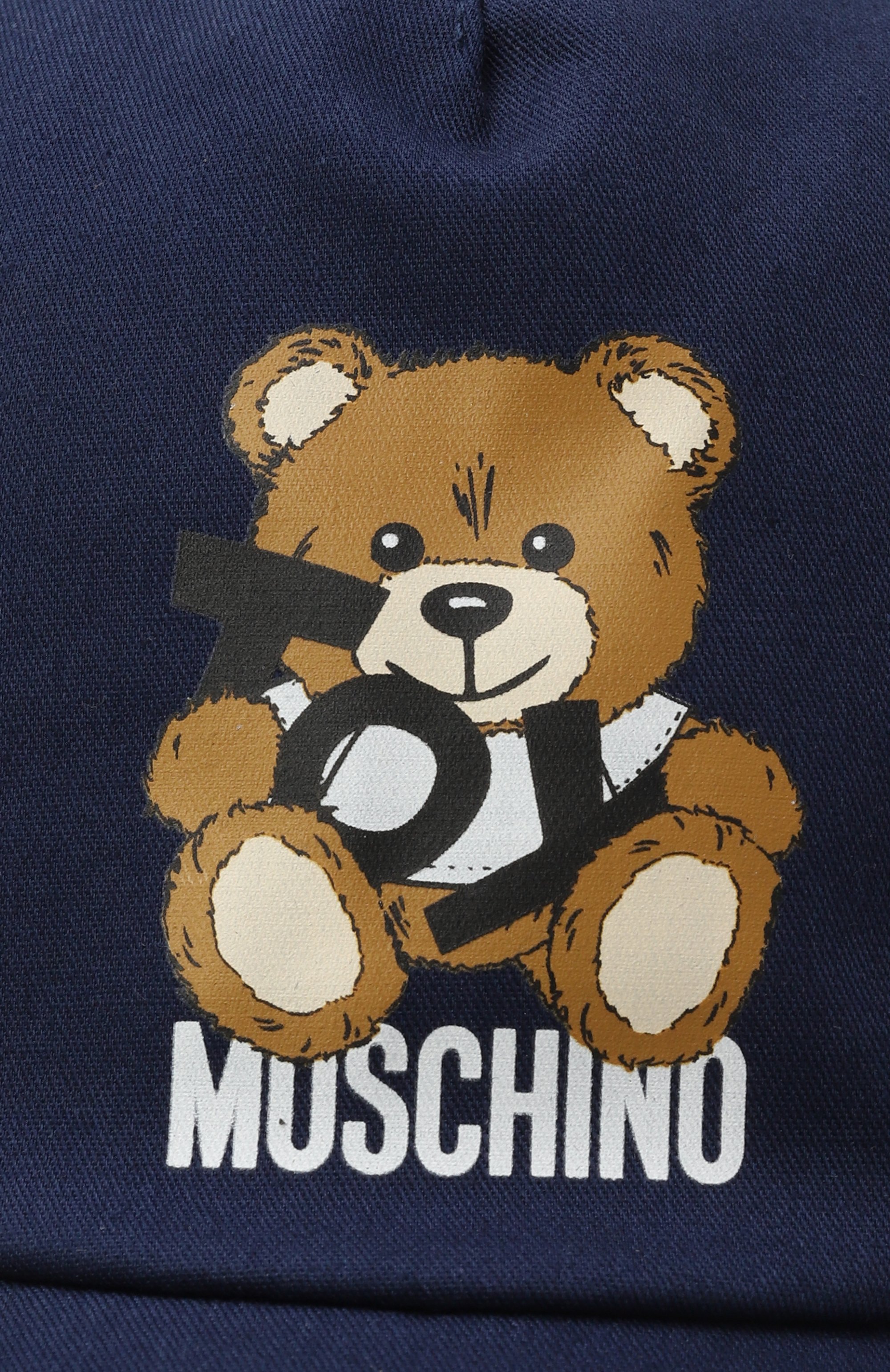 Хлопковая бейсболка MOSCHINO, арт. HWX01N/L0A00, фото 3