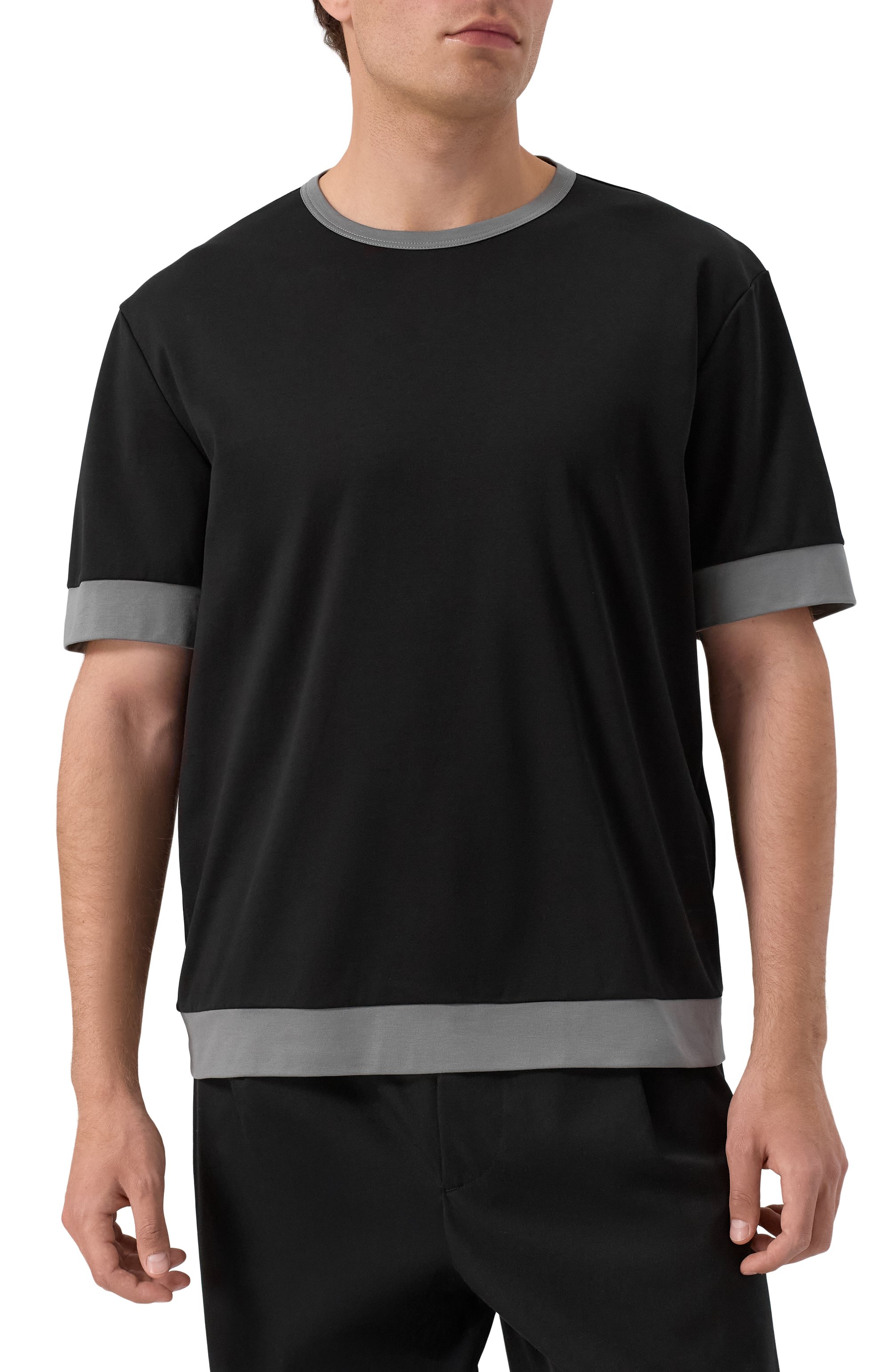 Хлопковая футболка GIORGIO ARMANI, арт. GM001948/TE10333, фото 3