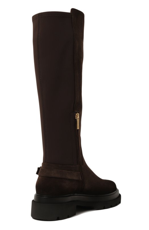 Замшевые сапоги Santoni WSEG71065G0MTHI0 Коричневый  WSEG71065G0MTHI0 Фото 5