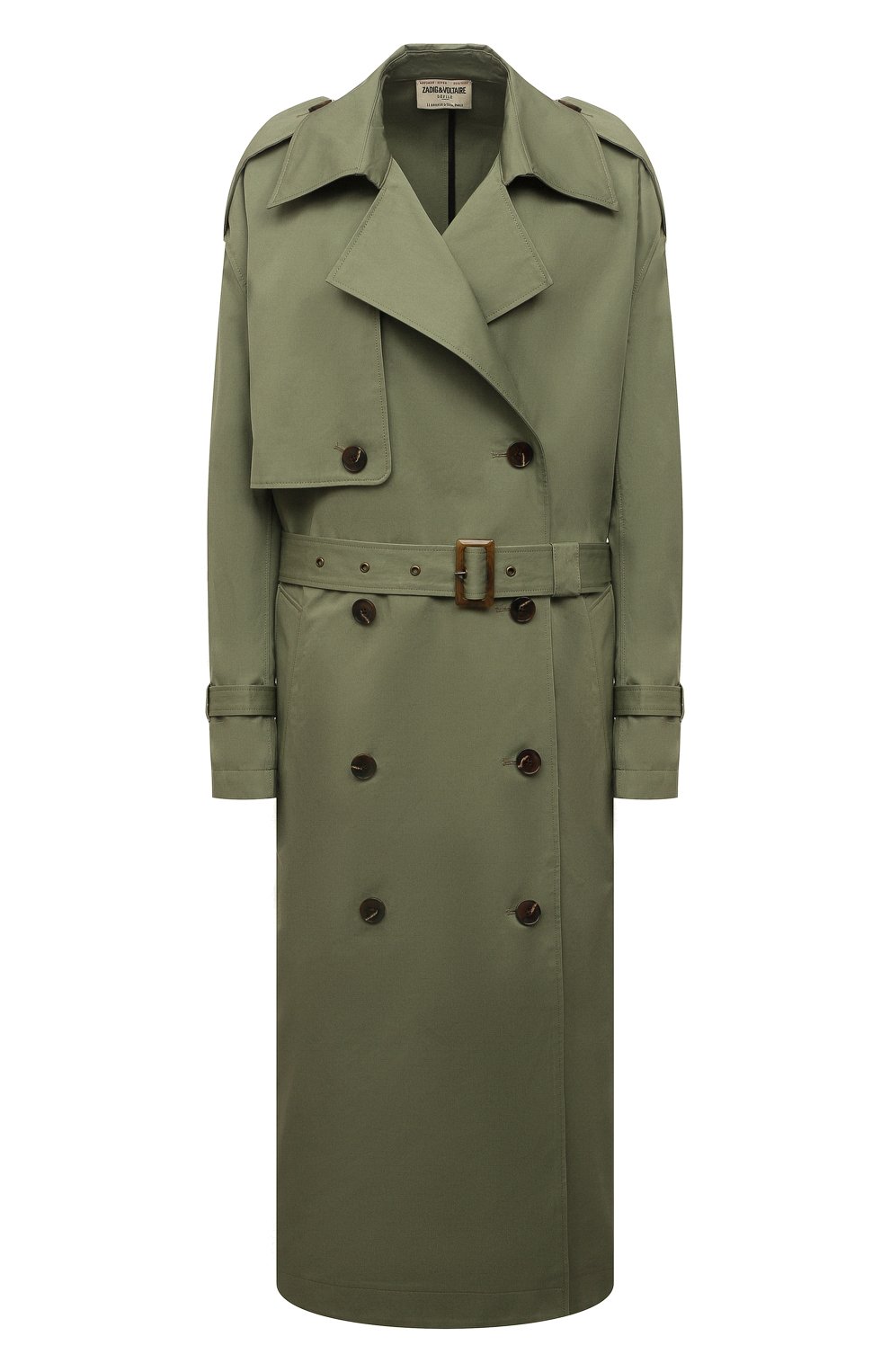 Хлопковый тренч ZADIG AND VOLTAIRE, арт. WWC000004, фото 1
