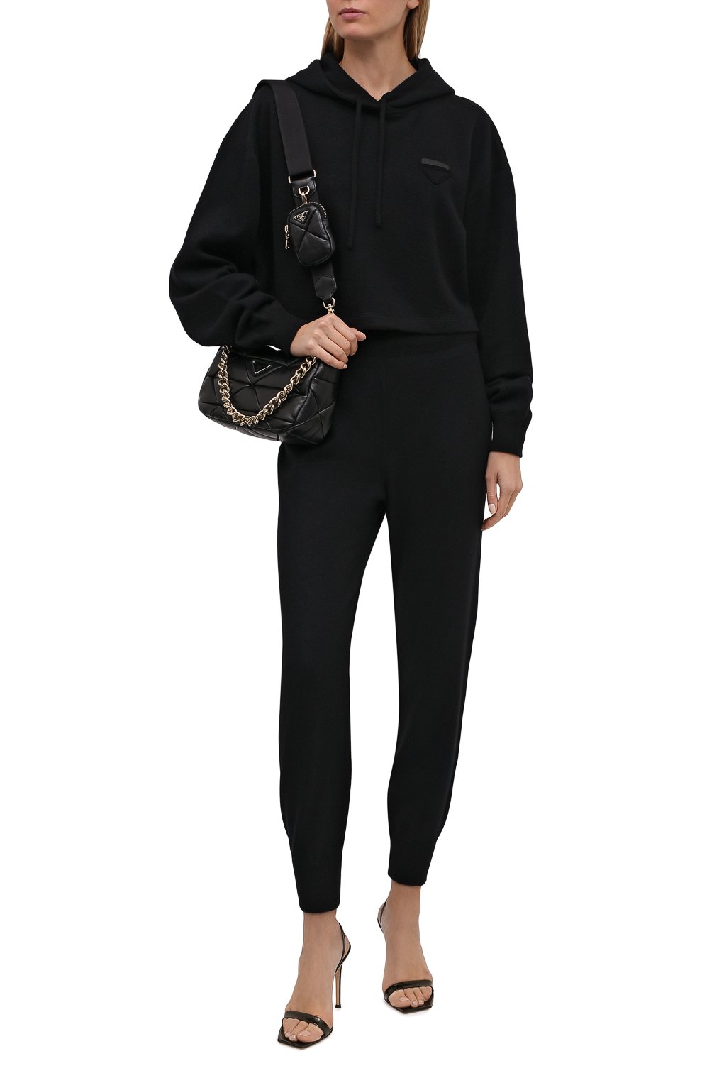 Джоггеры из шерсти и кашемира PRADA, арт. 32126-1ZCF-F0002-212, фото 2