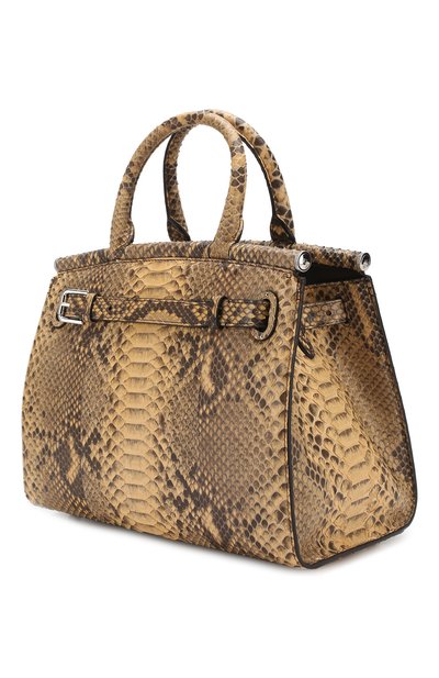 Сумка rl50 из кожи питона RALPH LAUREN бежевого цвета по цене 538500 руб., арт. 435769076/PRET, фото 3 Сумка rl50 из кожи питона RALPH LAUREN, арт. 435769076/PRET, фото 3