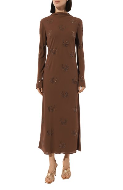 Платье с отделкой стразами PINKO, арт. 104335/A289, фото 3