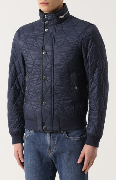 Стеганый бомбер на молнии с воротником стойкой BURBERRY, арт. 4036873, фото 3