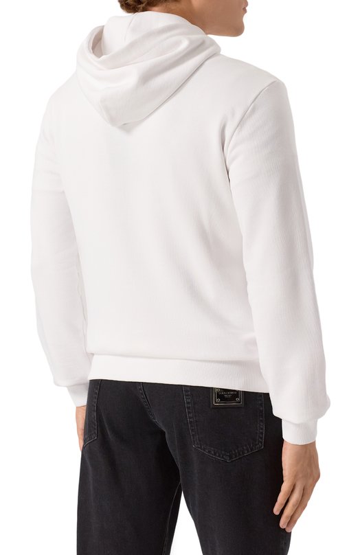 Хлопковая толстовка Dolce & Gabbana G9ABIT/G7M4Y Белый  G9ABIT/G7M4Y Фото 4