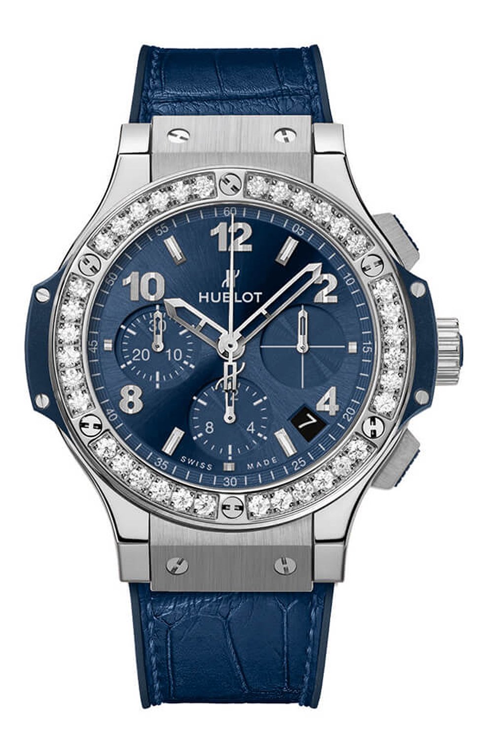 Часы big bang steel blue diamonds HUBLOT, арт. 341.SX.7170.LR.1204, фото 1
