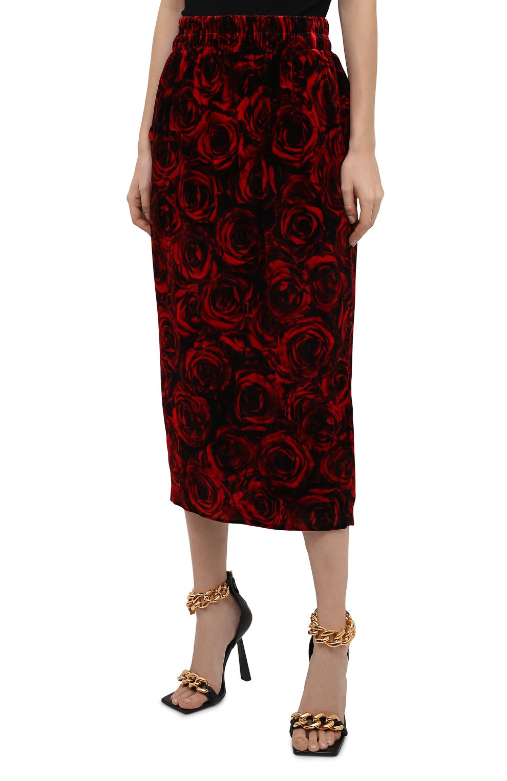 Юбка из вискозы и шелка DRIES VAN NOTEN, арт. 212-010867-3007, фото 3