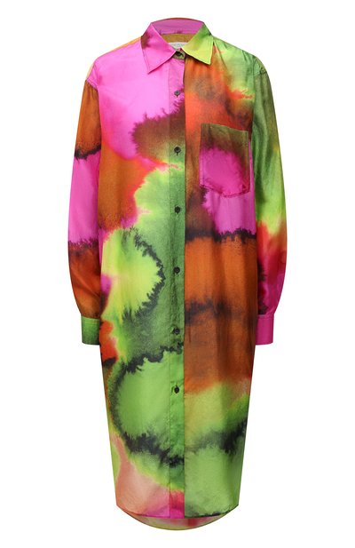 Женское шелковое платье DRIES VAN NOTEN, арт. 221-031035-4336
