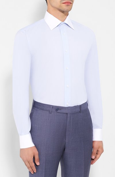 Хлопковая сорочка BRIONI, арт. RCLU2H/07072, фото 3