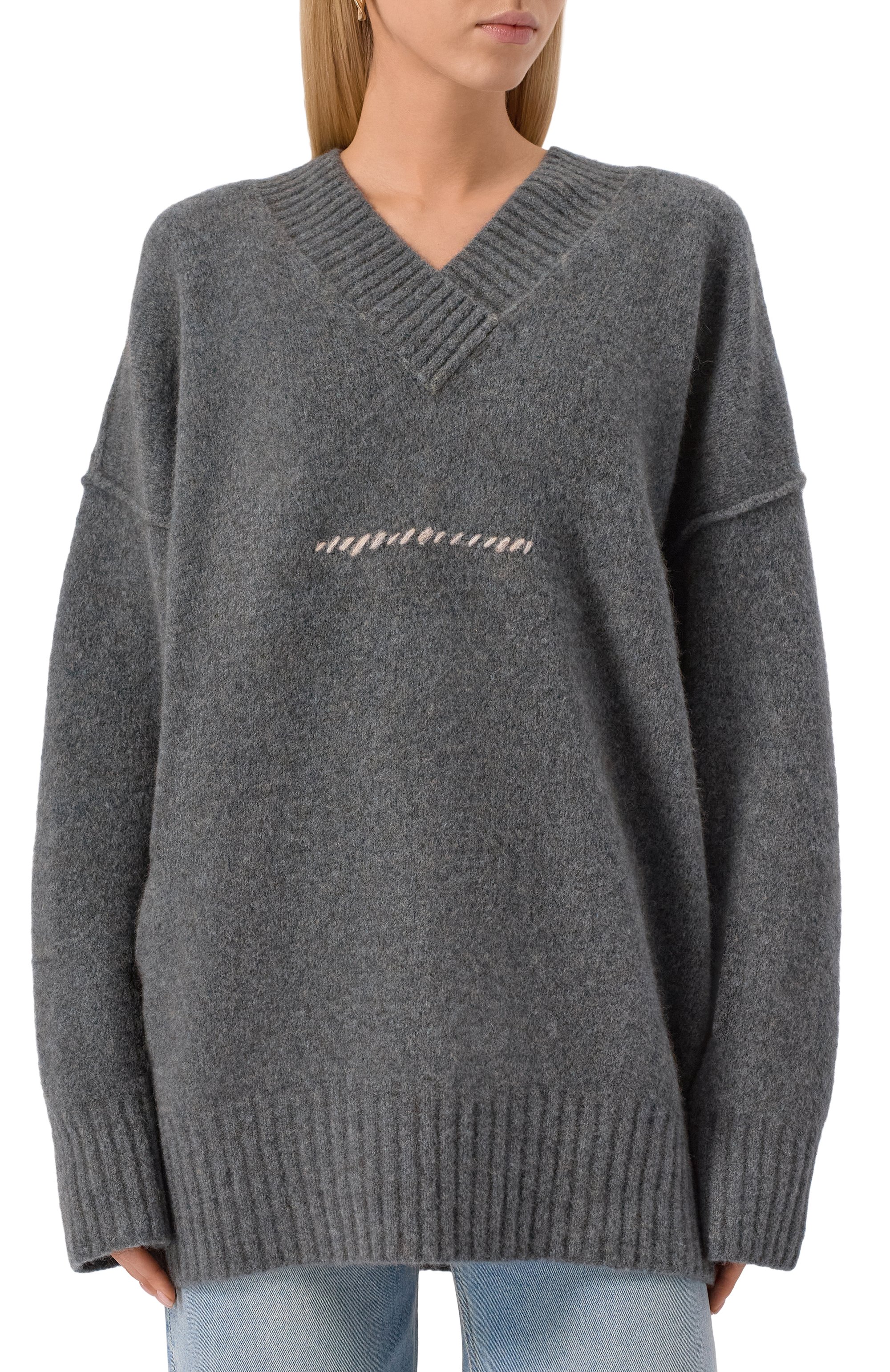 Шерстяной пуловер ISABEL BENENATO, арт. UK03F25, фото 3