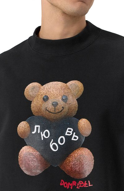 Хлопковый свитшот DOMREBEL, арт. M L0VEBEAR/SWEATHSHIRT, фото 5