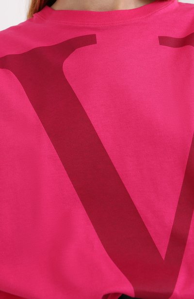 Хлопковая футболка VALENTINO, арт. UB3MG01Z4Q6, фото 5