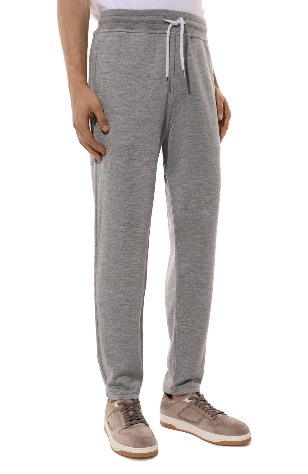 Брюки из кашемира и шелка BRUNELLO CUCINELLI, арт. MM8353243G, фото 3