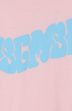 Детское хлопковое платье MSGM KIDS розового цвета, арт. S5MSJGDR234 | Фото 3 (Материал внешний: Хлопок; Рукава: Короткие; Случай: Повседневный; Девочки Кросс-КТ: Платье-одежда; Ростовка одежда: 6 лет | 116 см, 16 лет | 164 см, 10 - 11 лет | 140 - 146см, 8 лет | 128 см, 12 лет | 152 см)