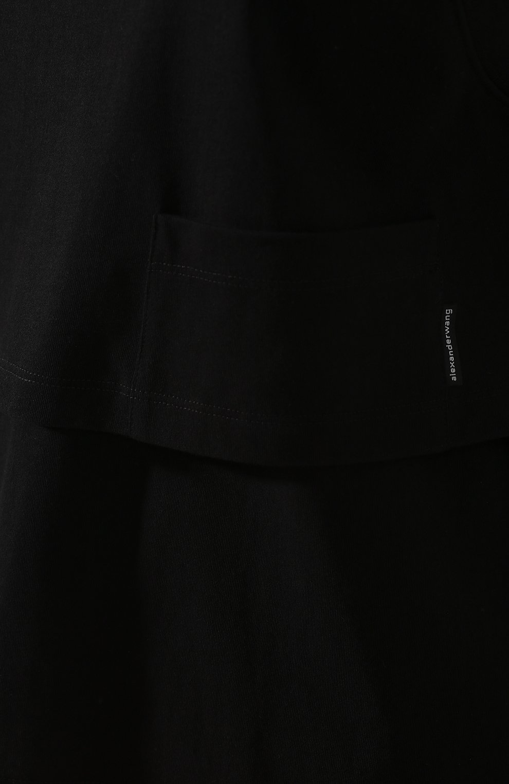 Хлопковый топ ALEXANDERWANG.T черного цвета по цене 21500 руб., арт. 4C191093, фото 5 Хлопковый топ ALEXANDERWANG.T, арт. 4C191093, фото 5