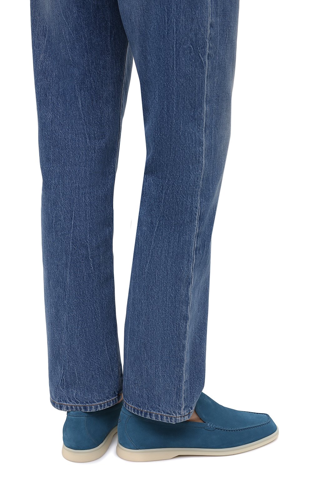 Замшевые лоферы summer walk LORO PIANA, арт. FAE8124, фото 3