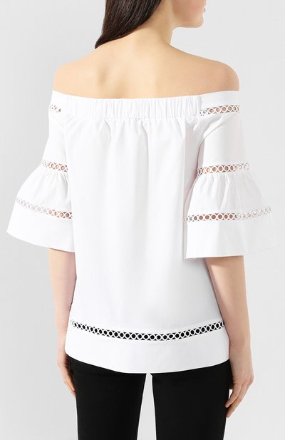 Хлопковый топ MICHAEL MICHAEL KORS, арт. MF84LGW8TB, фото 4