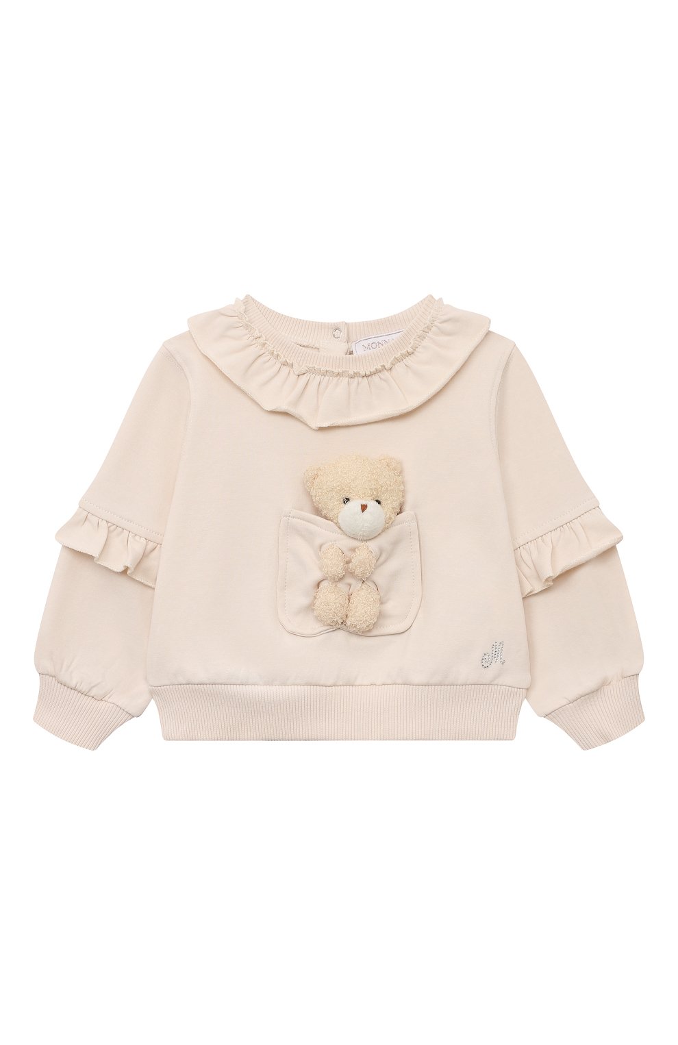 Хлопковый свитшот MONNALISA, арт. 39B608, фото 1