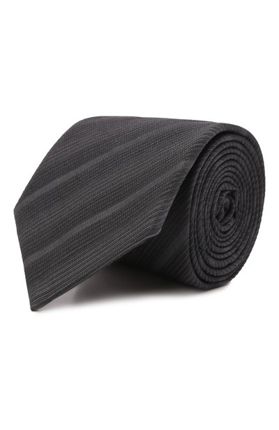 Мужской галстук из хлопка и шелка GIORGIO ARMANI, арт. 360054/2R903