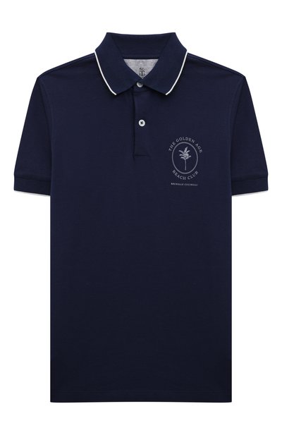 Хлопковое поло BRUNELLO CUCINELLI, арт. BE854T317C, фото 1