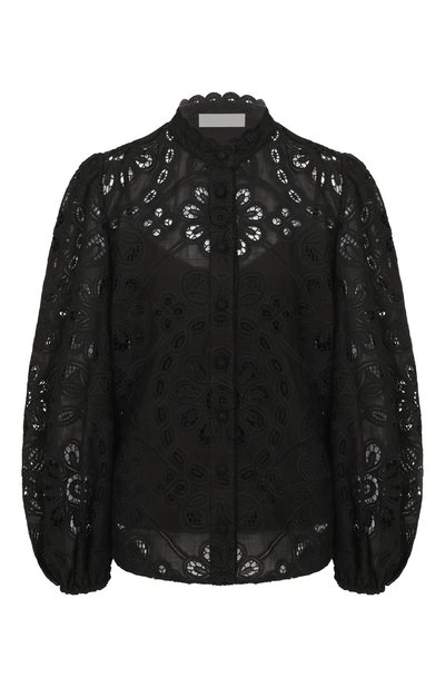 Женская хлопковая блузка ZIMMERMANN, арт. 4253TSS251