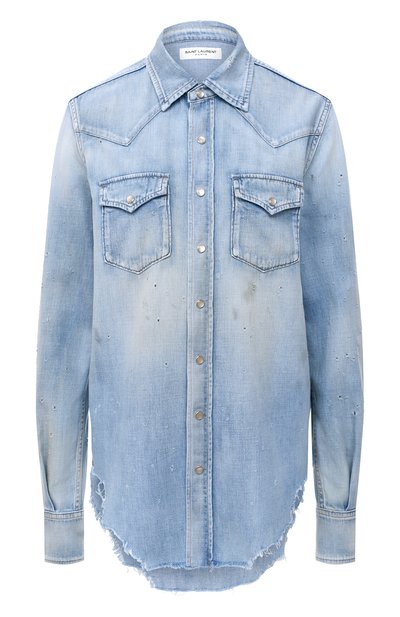 Джинсовая рубашка SAINT LAURENT, арт. 630221/Y880Z, фото 1