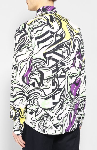 Хлопковая рубашка JUST CAVALLI, арт. S03DL0218/N39261, фото 4