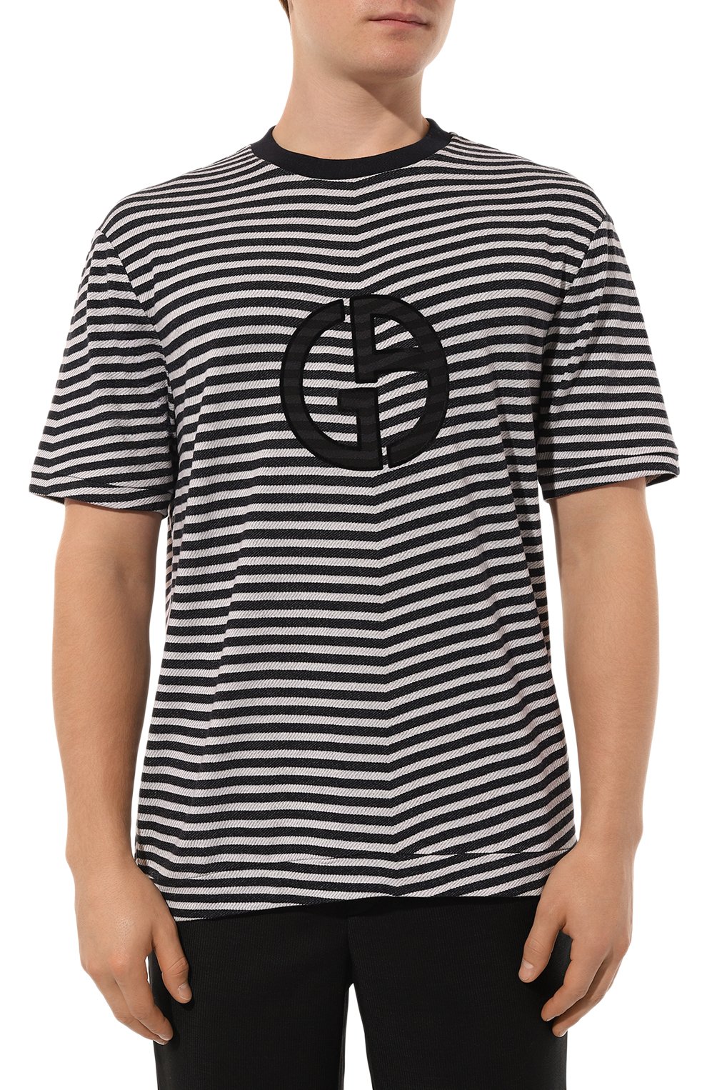 Футболка из вискозы GIORGIO ARMANI, арт. GM000244/TE11583, фото 3