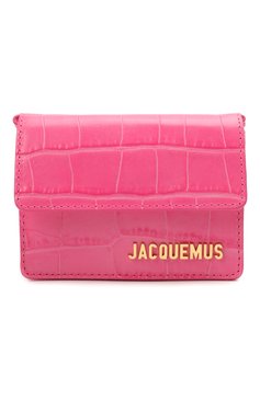 Женская сумка le riviera JACQUEMUS розового цвета, арт. 211SL03/311450 | Фото 1 (Размер: mini; Ремень/цепочка: На ремешке; Сумки-технические: Сумки через плечо; Материал: Натуральная кожа; Материал сплава: Проставлено; Драгоценные камни: Проставлено)