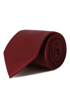 Мужской шелковый галстук BROUBACK бордового цвета, арт. TIE 8CM/SS23 | Фото 1 (Материал: Текстиль, Шелк; Принт: Без принта; Материал сплава: Проставлено; Нос: Не проставлено)