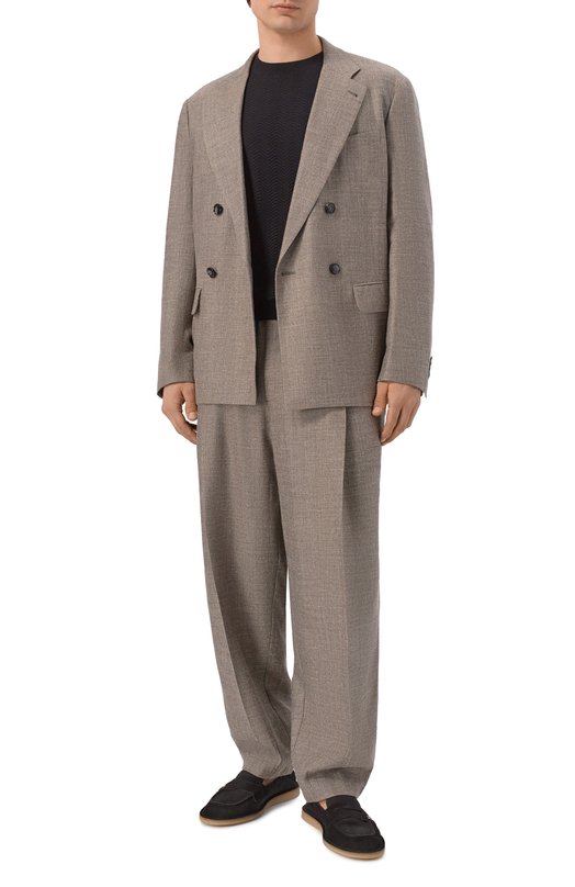 Джемпер из шелка и хлопка Giorgio Armani GM003132/AF24705 Чёрный  GM003132/AF24705 Фото 2