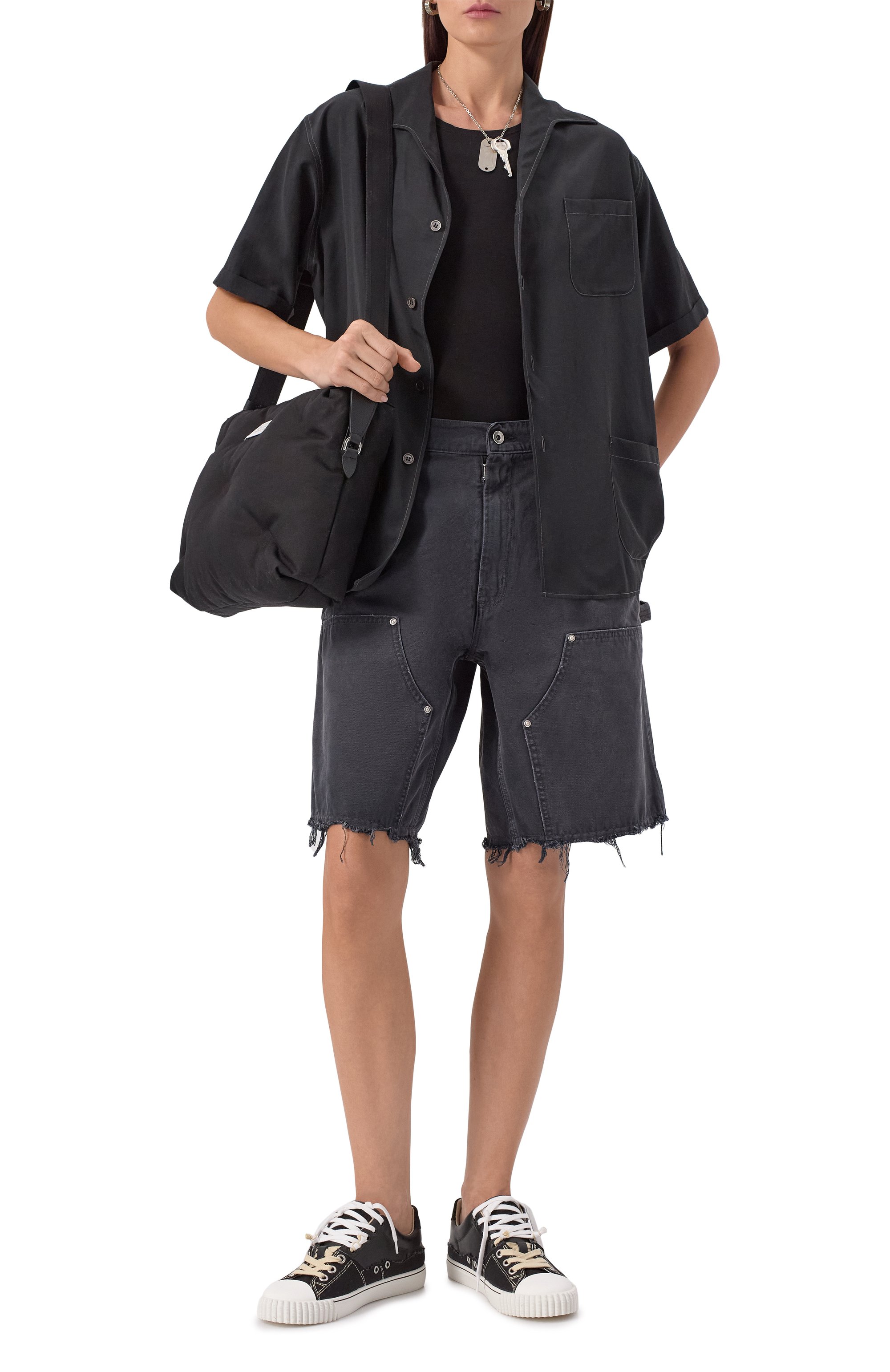 Джинсовые шорты MAISON MARGIELA, арт. S50MU0082/M35255, фото 6