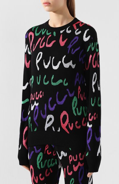 Пуловер из смеси вискозы и шерсти EMILIO PUCCI, арт. 9RKM05/9R961, фото 3