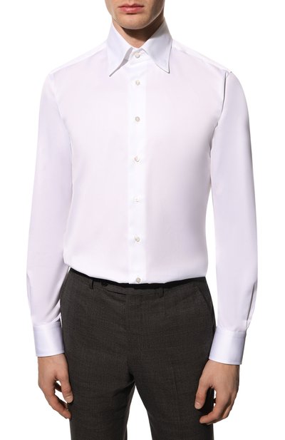 Хлопковая сорочка ZILLI, арт. MFY-4230-8380/0002, фото 4