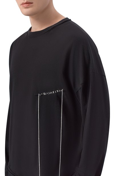 Хлопковый лонгслив ISABEL BENENATO, арт. UJ23S26, фото 5