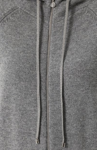 Кашемировый кардиган на молнии с капюшоном BARRIE, арт. W17C55275, фото 5