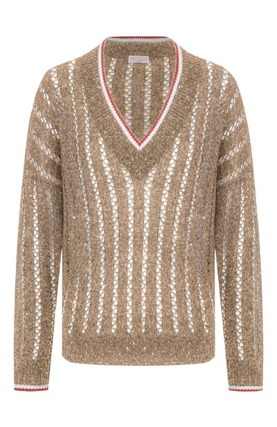 Женский льняной свитер BRUNELLO CUCINELLI, арт. MC0559402