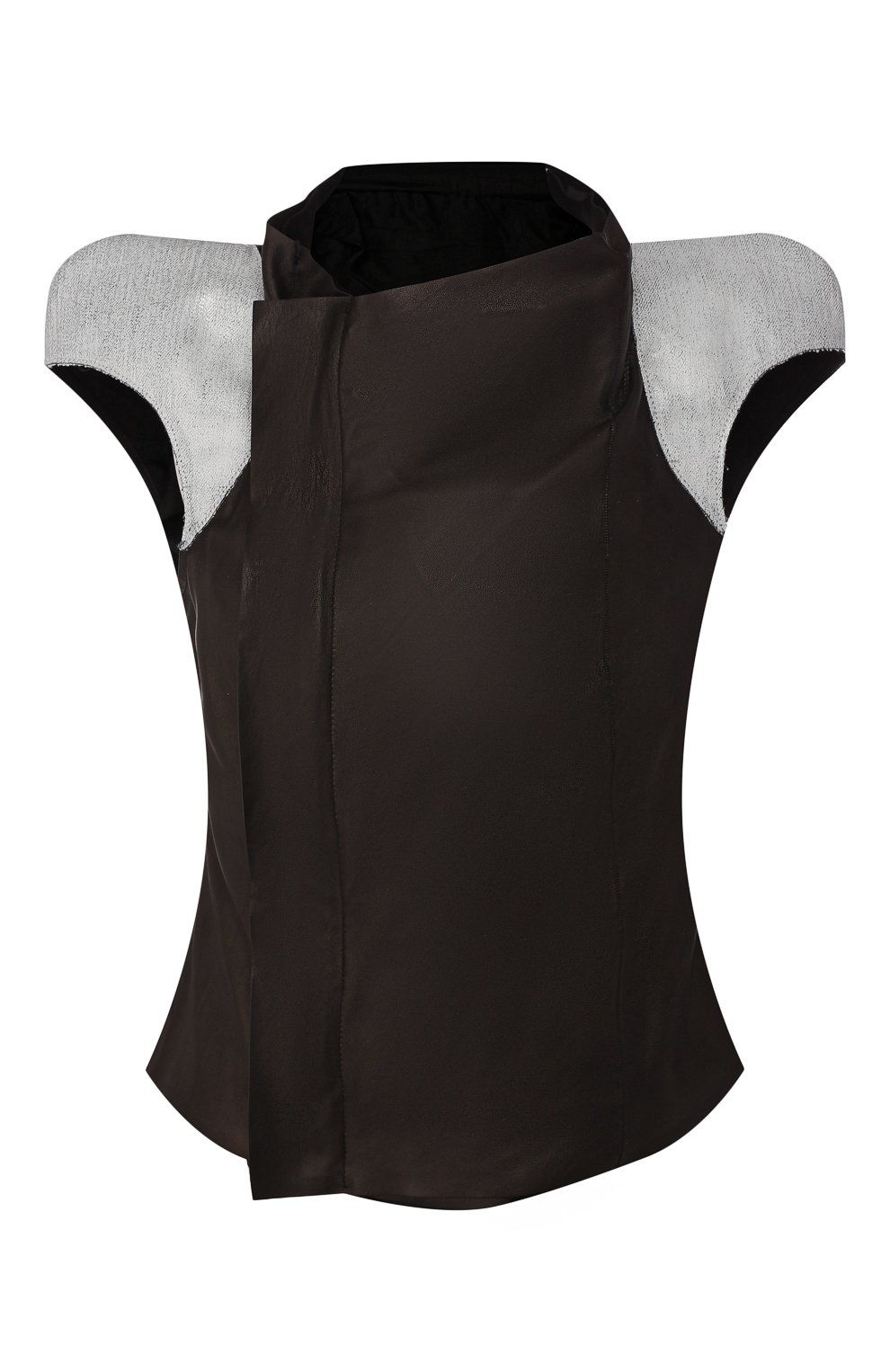Кожаный жакет RICK OWENS черного цвета по цене 99500 руб., арт. RP20S1706/C0MB01, фото 1 Кожаный жакет RICK OWENS, арт. RP20S1706/C0MB01, фото 1