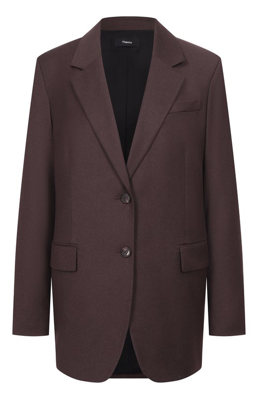 Шерстяной жакет Theory P0801104 Коричневый P0801104