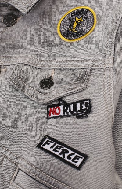 Джинсовая куртка с нашивками MARC JACOBS (THE), арт. W26082/6A-12A, фото 3