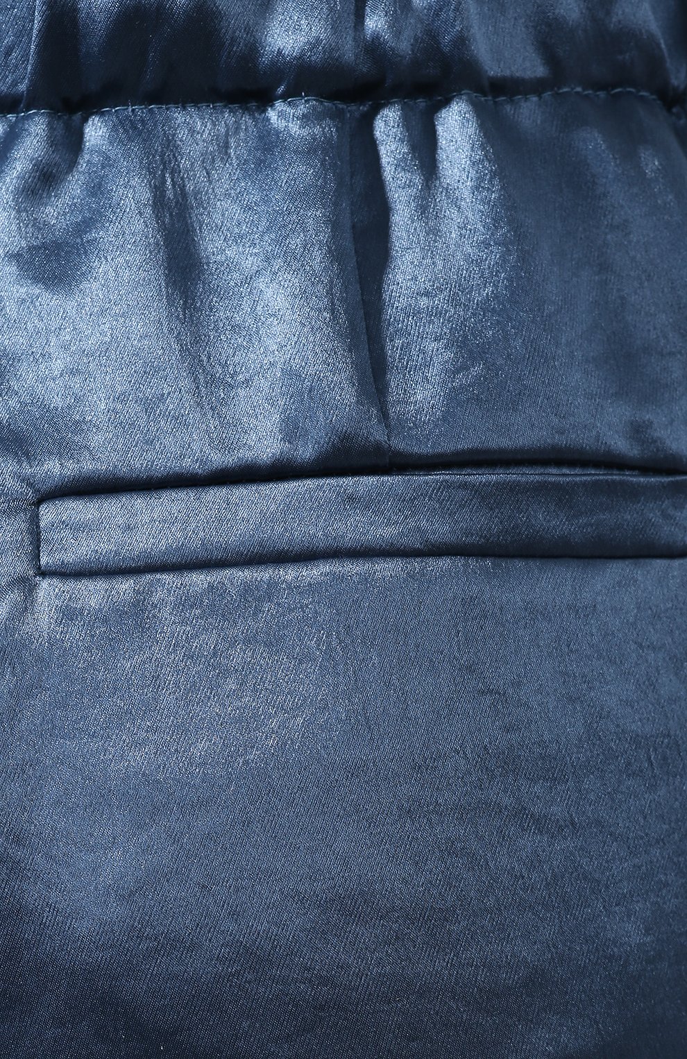 Укороченные брюки BRUNELLO CUCINELLI голубого цвета по цене 112000 руб., арт. MF574P6875, фото 5 Укороченные брюки BRUNELLO CUCINELLI, арт. MF574P6875, фото 5
