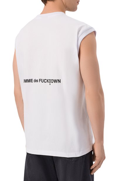 Хлопковая майка COMME DES FUCKDOWN, арт. CFABM01903, фото 4