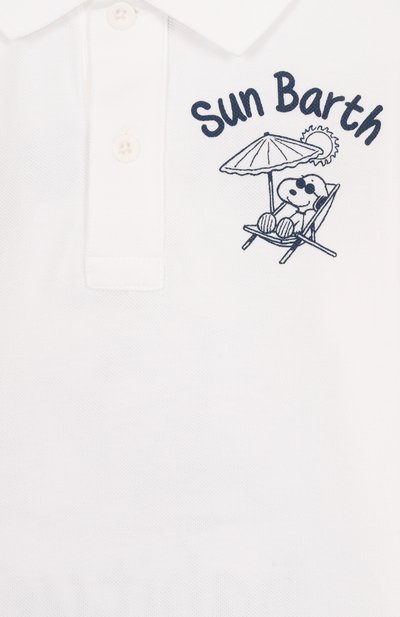 Хлопковое поло MC2 SAINT BARTH, арт. STBK BEVERLY HILLS JR/00253H, фото 3