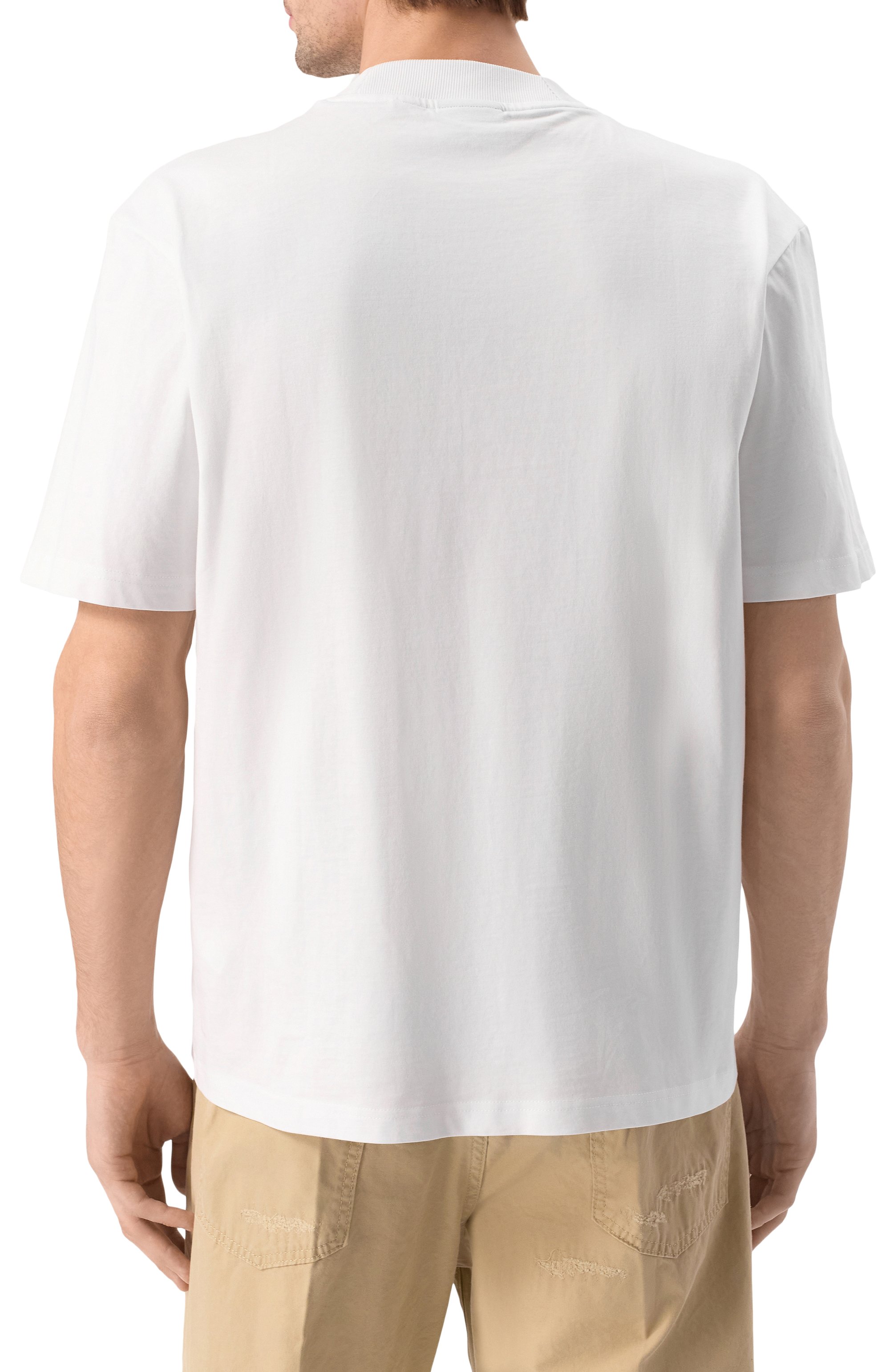 Хлопковая футболка HUGO BLUE, арт. 50509991, фото 4