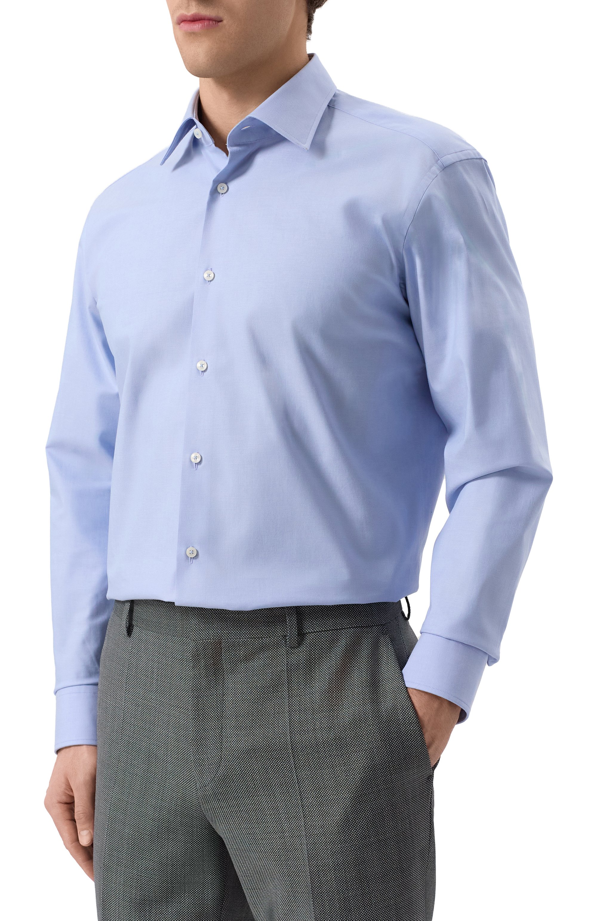 Хлопковая сорочка BOSS, арт. 50527242, фото 3