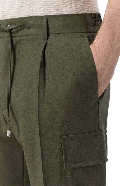 Шерстяные брюки-карго ANDREA CAMPAGNA, арт. SPIAGGIA 1P CARG0/RD1750, фото 5